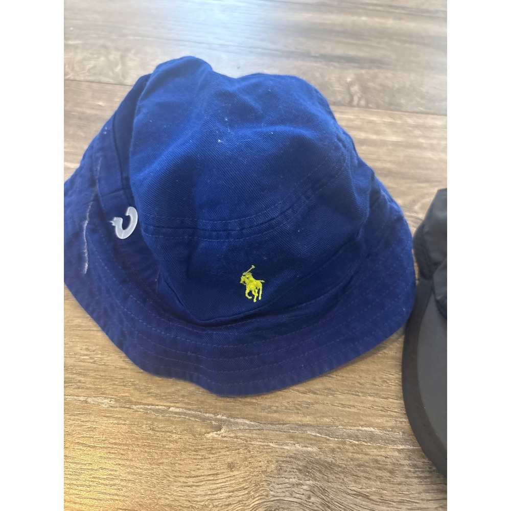 Nike Dri-FIT Black Cap & Polo Ralph Lauren Blue Bucket Hat Infant 12M-24M Bundle - Picture 3 of 8
